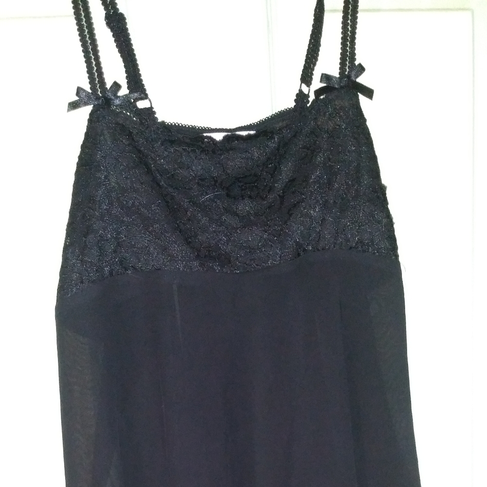 Black lingerie Size medium